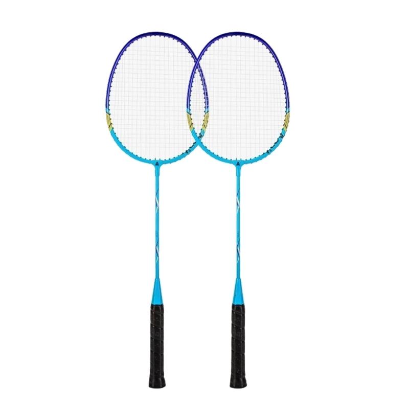 1Pair Light Weight Badminton Racket Set Professional Double Badminton Racquet Shuttlecocks Racquet for 2 Players Playing