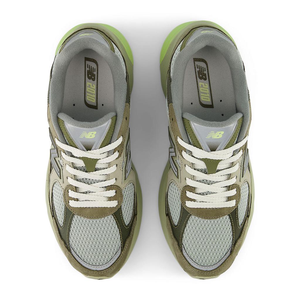 New Balance 2010 sneakers breathable thick midsole Covert Green/Dry Lime/Lone Star Grey