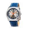 MEMPHIS Quartz 44 Mm Case Genuine Leather Band Regular Import Blue [Perry Ellis] 04004-01 Men's