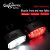 USB-C Rechargeable Bicycle Front & Rear Light Set for Night Riding - Multi-Mode Bike Accessories