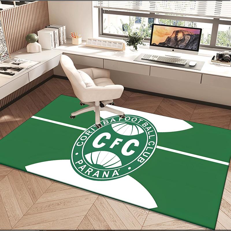 1PC rug Coritiba Football Club Return Carpet, Chair Rug,Area Rug for Office Bedroom living rooms bedroom, Doormat decor Christmas fan gifts