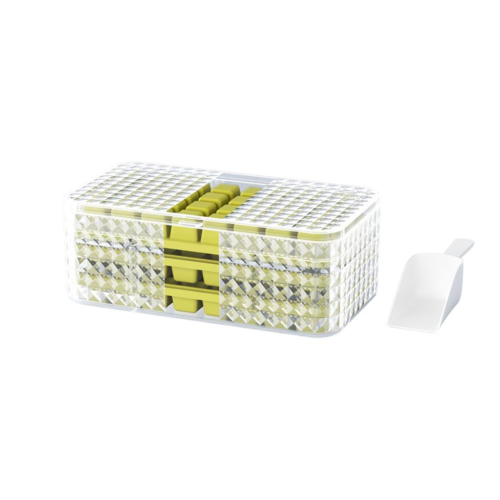 One Key Release 96 Grid Ice Cubes Maker Reusable Refrigerator Ice Cubes Box Ice Making Accessories