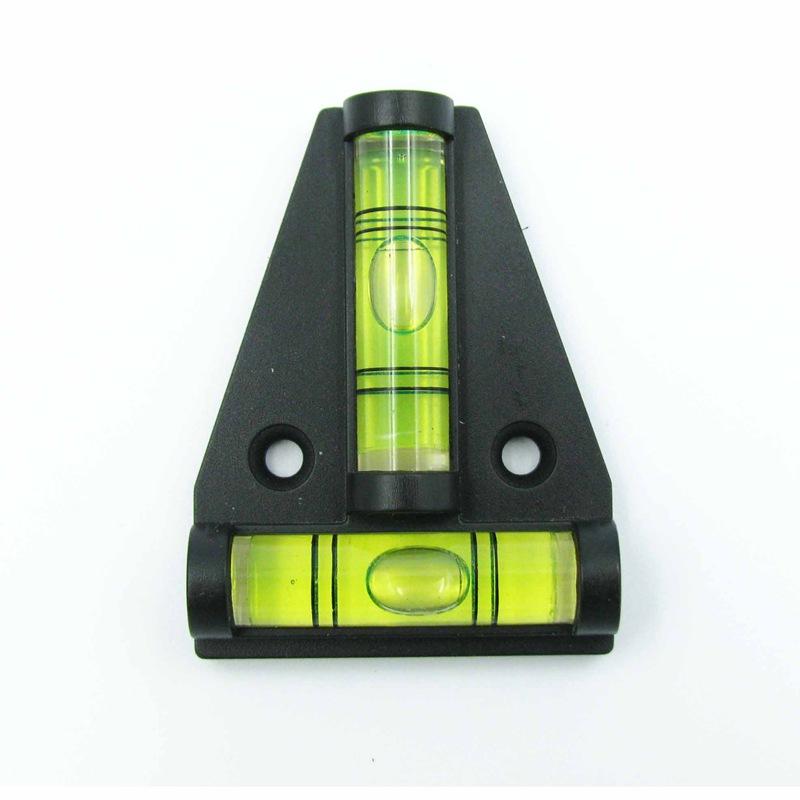 Двухсторонний мини-инструмент для измерения пузырьков спиртового уровня T-типа 1 шт.