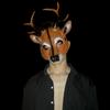 Costume Cosplay Prom Props Face Mask Deer Head  Mask Kabuki Kitsune Mask Animal Mask Halloween Mask