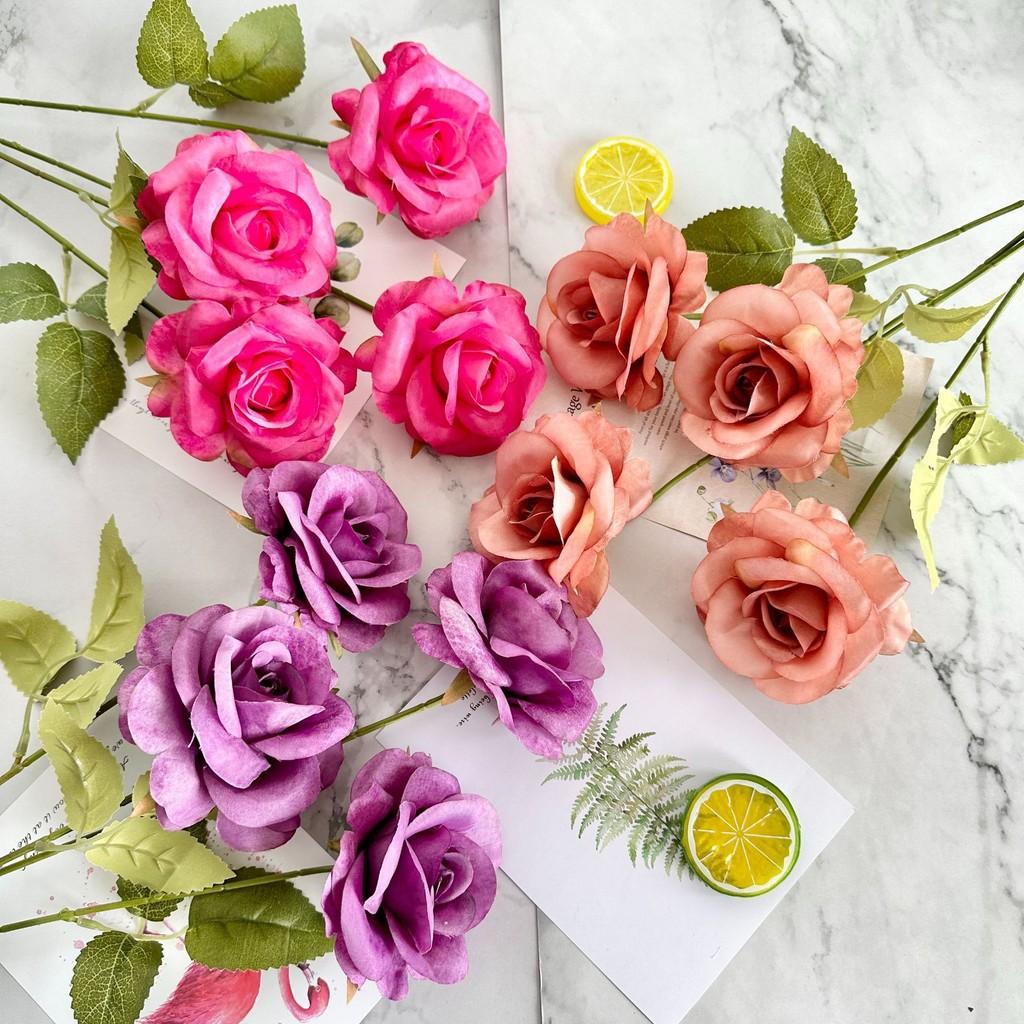 Artificial Rose Flower Wedding Hotel Restaurant Decoration Ornament Desktop