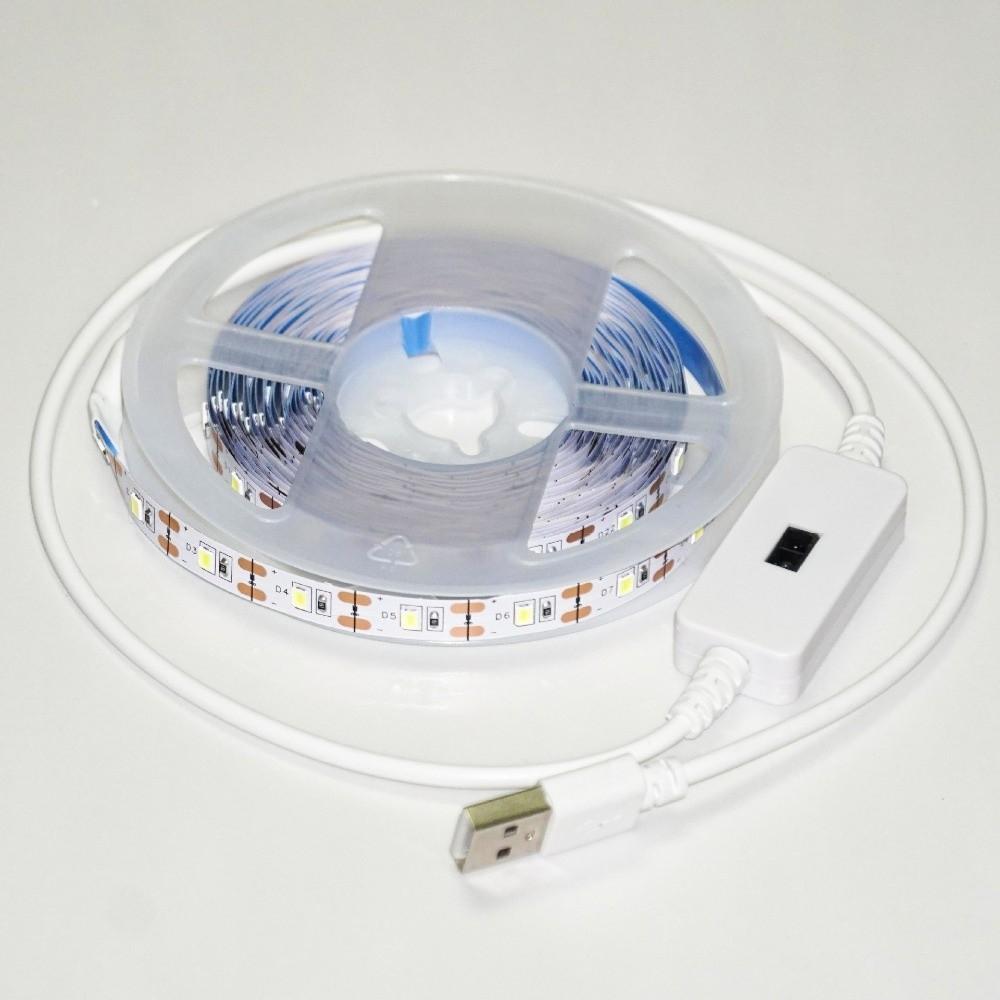 Новая светодиодная лента 5 В Умный диммер 1/2/3/4 м USB Ночник Легко установить Управление взмахом руки Ночные огни