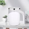 380mL Self Stirring Mug with Lid Automatic Magnetic Stirring Coffee Cup Electric Stainless Steel
