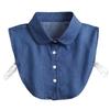 Fashion Cotton Classic Shirt Fake Collar Lapel Clothes Accessories Blouse False Collar
