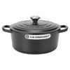 Le Creuset SIGNATURE Signature Cocotte Ronde 22cm Cocotte Ronde Black Matte Black Pot New Life [Le Creuset] Two-handled [Item]