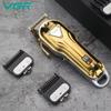 Men's Professional All-metal Electric Hair Clipper with Long Battery Life  Rechargeable Stainless Steel Blade  High Power Safe and Skin-friendly