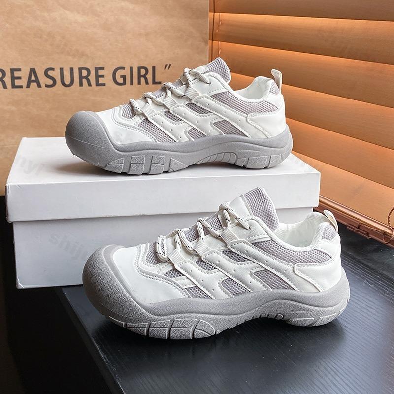 Fashion Autumn Women Breathable Casual Shoes Comfortable Anti Slip Outdoor Sports Shoes Lace Up Platform Leisure Sneakers Zapatos Mujer