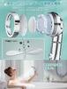 Shower Head New Masterpiece Model Shower Micro Nano Water Saving Shower High Water Nano Shower Exquisite Bubble 5D Angle Chlorine Shower Water Strong