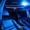 8LED Wireless Touch Light Car Interior USB Reading Light Rechargeable Magnetic Base Auto Roof Trunk Ceiling Lamp 5V