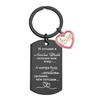 1Pc Stainless Steel Commemorative Gift Love Accessories Fashion Accessories Engraved Keychain Simple Style Black Russian Keychain