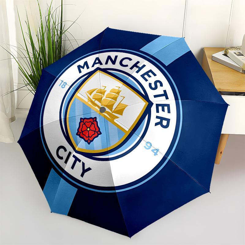 , Football Club Automatic Opening and Closing, 8 rib Structure Portable Umbrella, Suitable for Men and Women in All Seasons Perfect Gift fo