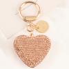 Блестящие сверкающие многофункциональные многоразовые подарочные аксессуары со стразами, металлический брелок для автомобиля в форме сердца, сумка, подвеска, брелок для ключей, кошелек