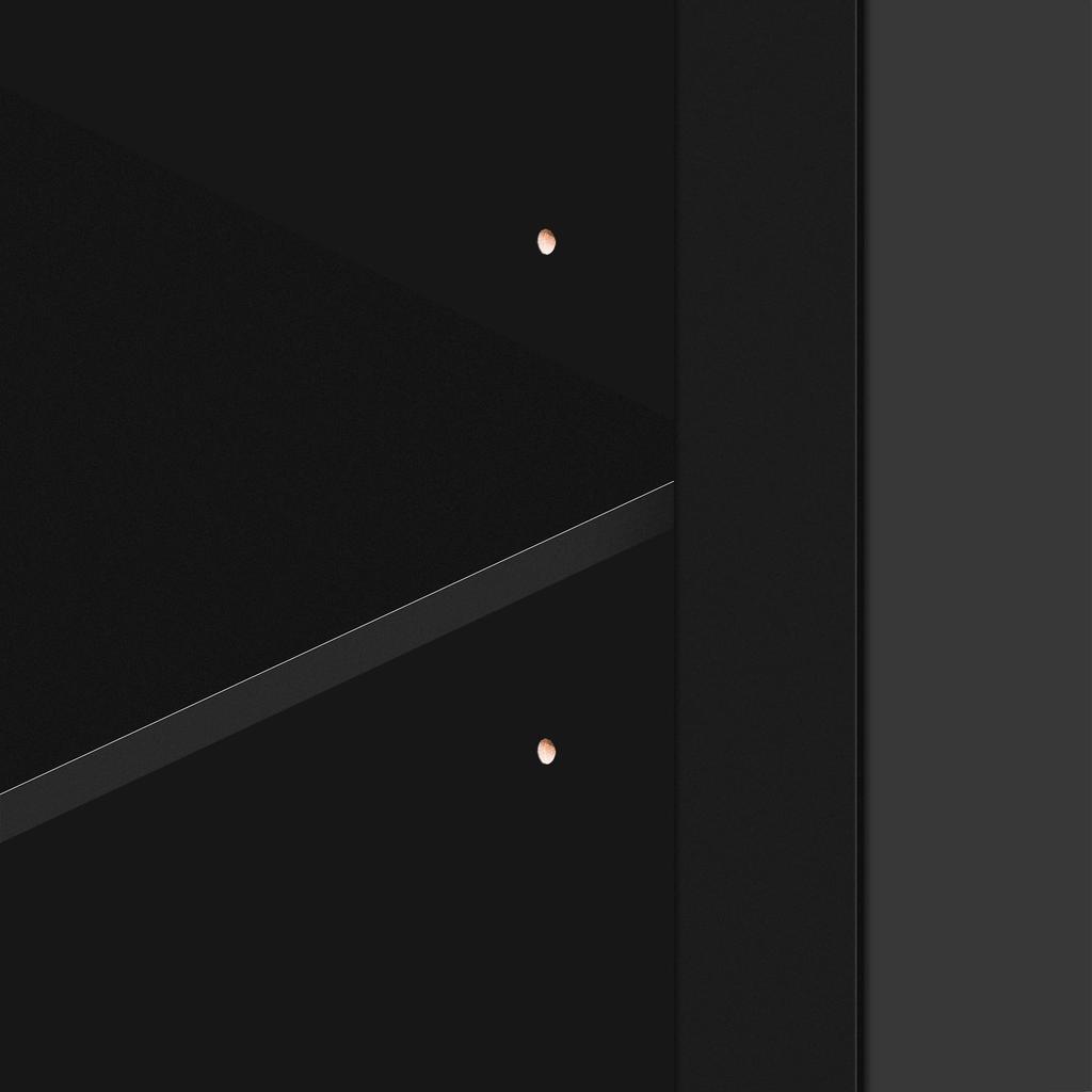 Sideboard Kommode verspiegelte, Anrichte mit 4 Türen, Moderne Beistellschrank Mehrzweckschrank mit verstellbarem Regal