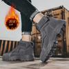 Зимние ботинки для мужчин Лоферы Ботильоны Мужские кроссовки Повседневные кроссовки Защитная обувь Холщовые Спортивные и для отдыха Модные Платформа