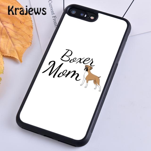 Мягкий чехол для телефона Krajews Cute Boxer Dog для iPhone 14 5s 6s 7 8 plus X XR XS 11 12 13 pro max Samsung Galaxy S21 S22 ultra