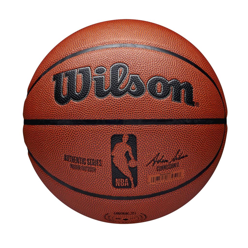 Wilson Баскетбольный мяч NBA AUTHENTIC WTB7200XB07 для использования в помещении и на улице диаметр 7 см коричневый Нет. / прибл.. +24,5