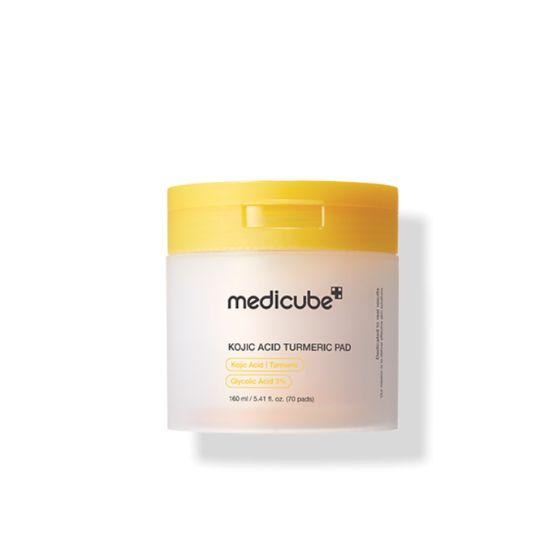 Medicube Kojic Acid Turmeric Vita Toner Pads 70 Sheets Brightening & Tone‑Care
