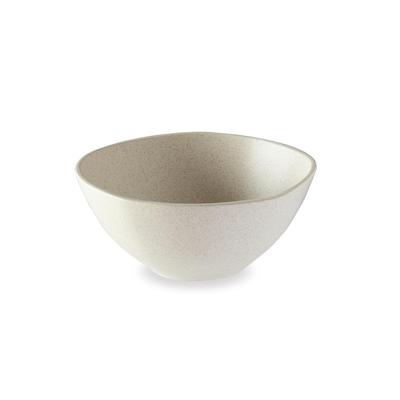 Aboard Homewares Ударопрочная миска для хлопьев, 15 см, кремовая, стильный дизайн, пластик, можно использовать в микроволновой печи и мыть в посудомоечной машине, не содержит БФА, идеально подходит для салатов,