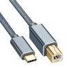 Gold-plated Plug Scanner Laptop USB Type-C To USB B 2.0 High Speed Printer Printer Cable