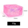 Glitter Ice Cubes Colorful Sensory Fidget Toys for Adults & Kids Fun Squeeze Ball Stress Relief Holiday Birthday Gifts