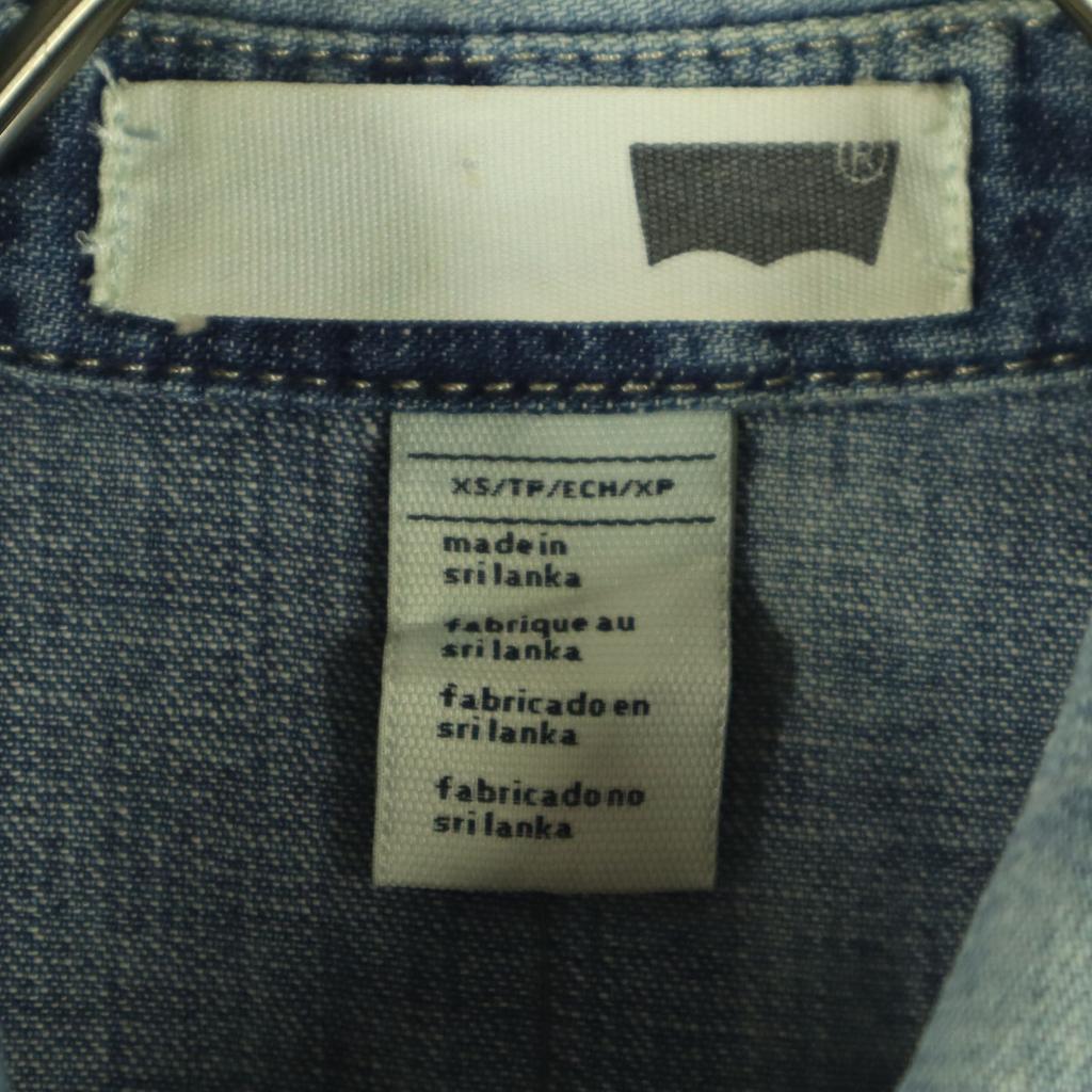 unused Levi's French sleeve denim Best XS blue Women Used