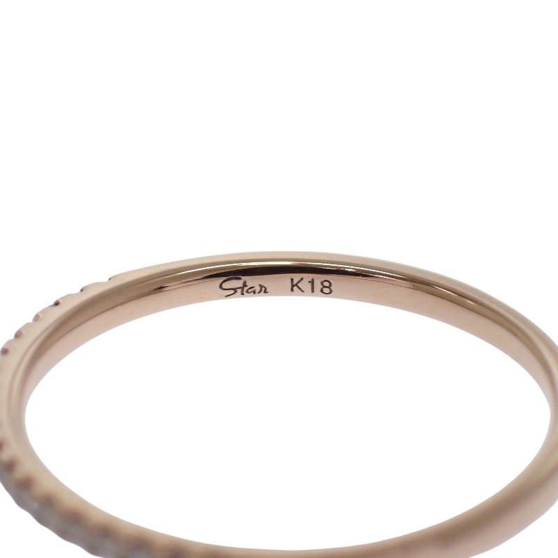 STAR JEWELRY  2ZR1580 #9(JP Size) ring K18 Pink Gold Women