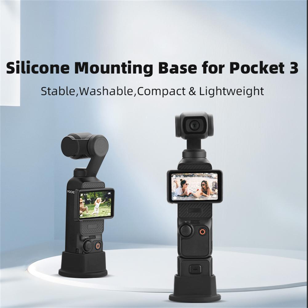 Camera Stand Base Support Base Compatible For OSMO Pocket 3 Desktop Bracket Non-Slip Support Adapter Camera Mount Accessories