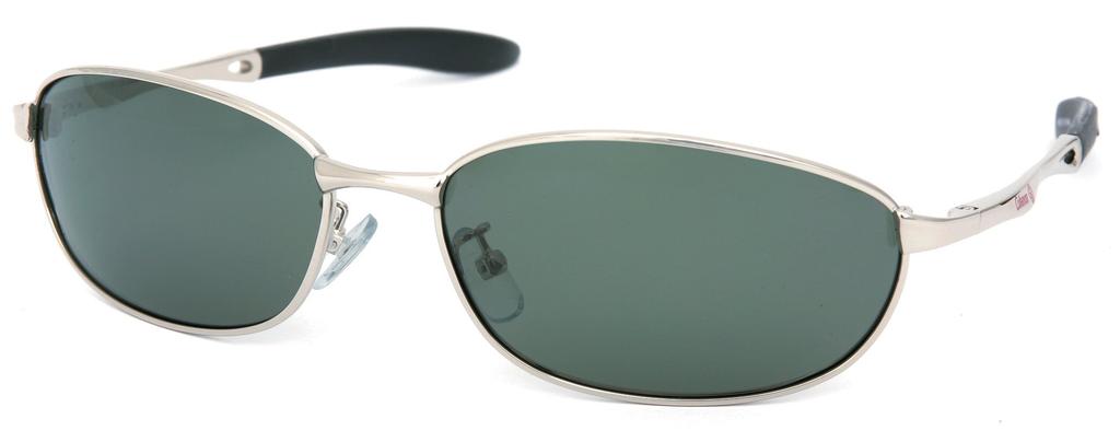 Coleman Polarized Shiny Spring Hinge CO3008-3 Sunglasses, Silver,