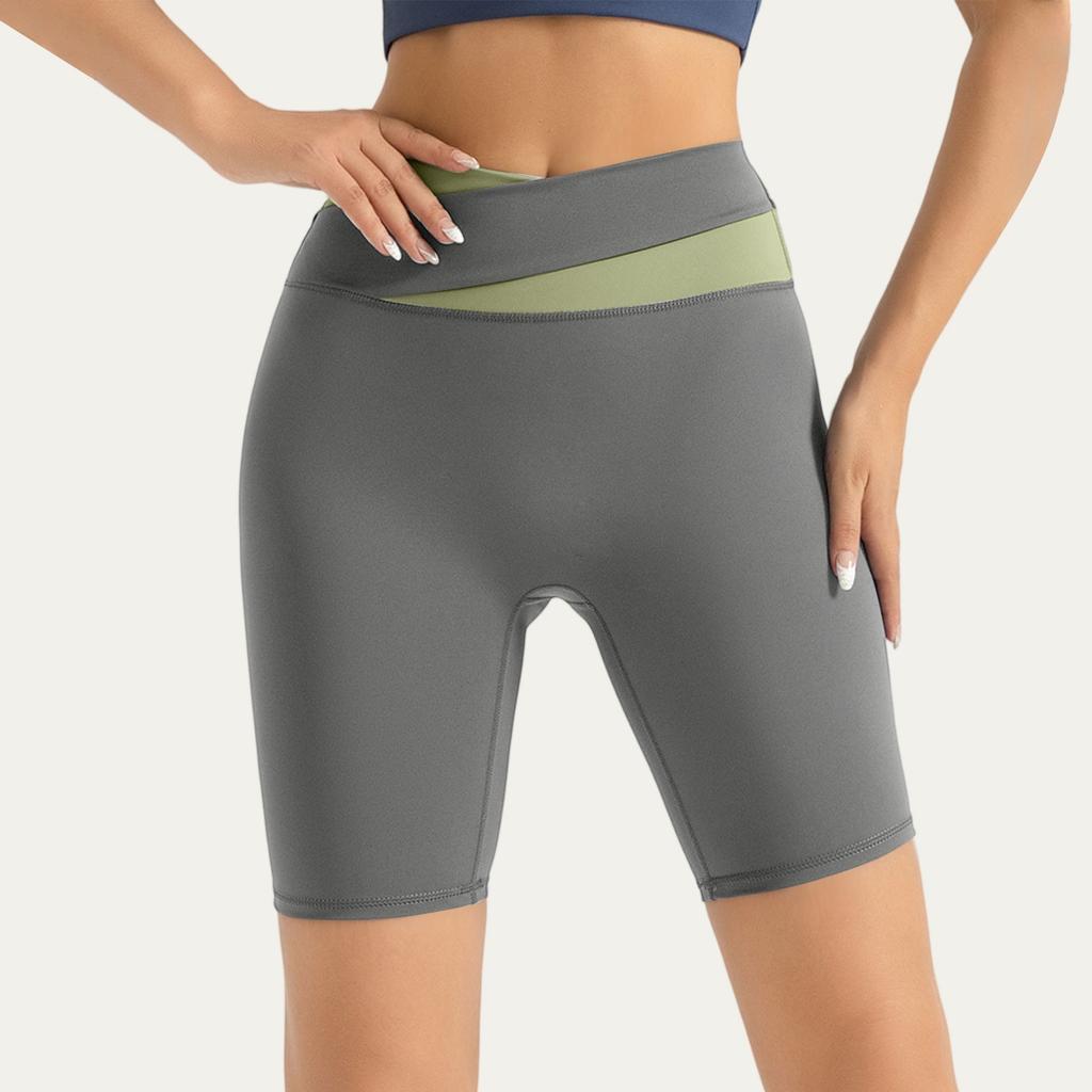 Женские супермягкие леггинсы с высокой талией, шорты для велоспорта и йоги