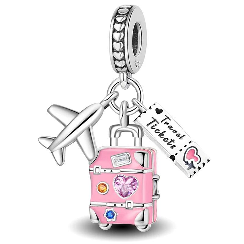 Медный ствол Ангел Гриб Дерево Жизни Шармы-подвески для щенков Подходят для оригинальных браслетов Pan DIY Изысканные ювелирные изделия Подарок