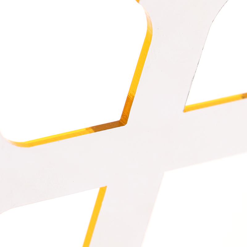 5 шт. акриловый золотой топпер с крестом, минималистичные вставки для торта первого причастия