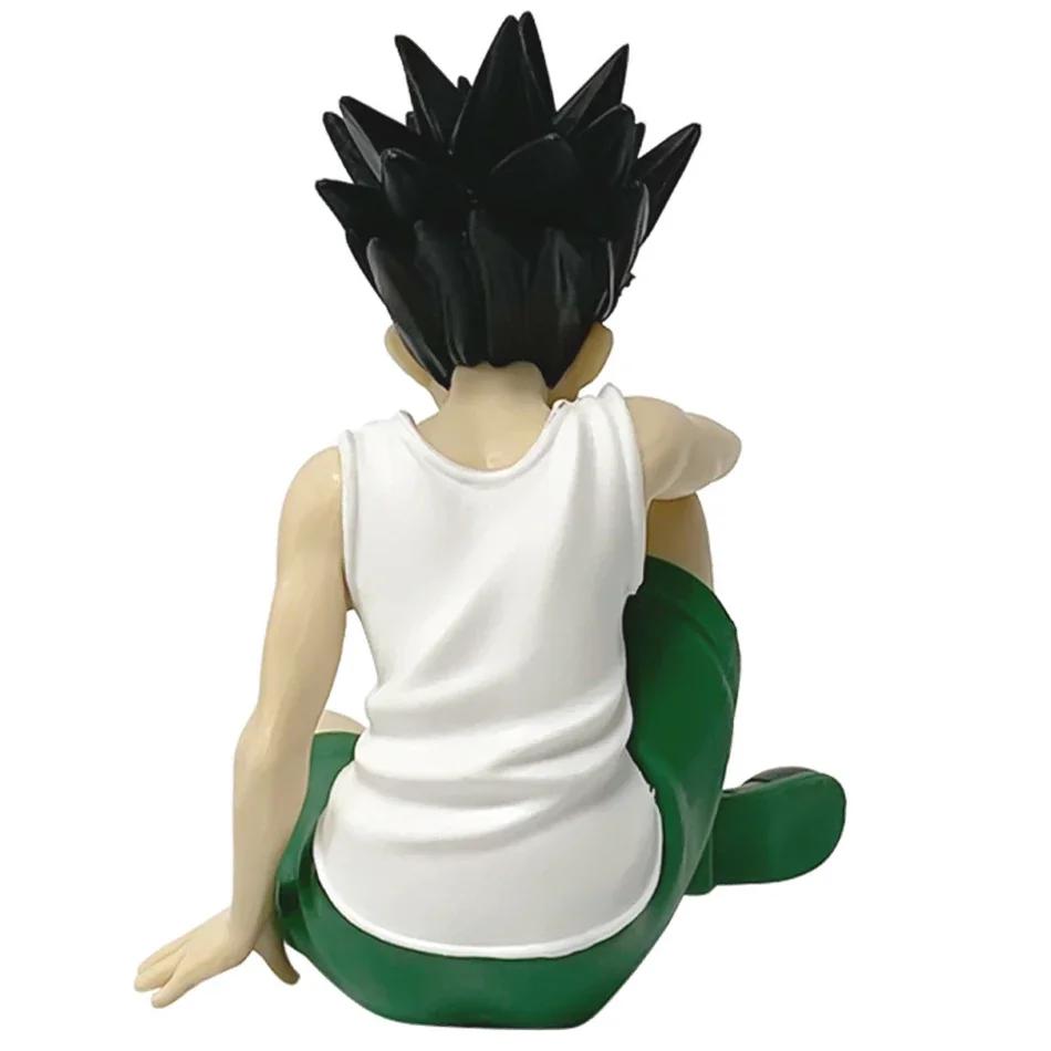 Аниме Pg Hunter×hunter Гон Фрикс Киллуа Золдик Статуэтка Сидящая Фигурка ПВХ Модель Коллекция Настольное Украшение для Автомобиля Игрушка для Взрослых