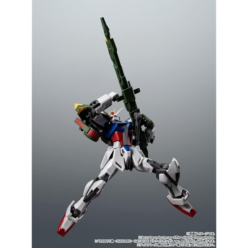 TAMASHII NATIONS Robot Spirits AQM/E-X03 Сет с запускателем Striker и деталями эффектов 130 мм Покрашенная экшн-фигурка ABS ПВХ