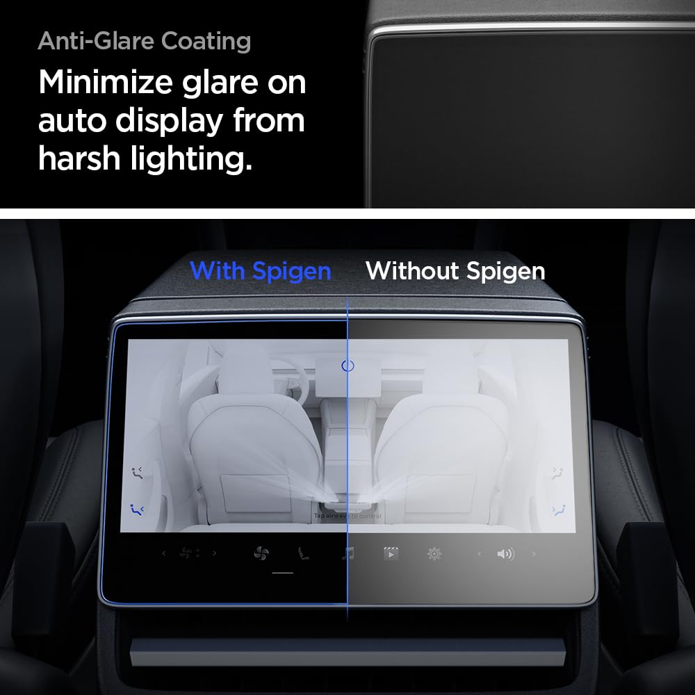 Spigen Защитная пленка для стекла для Tesla Model 3 (24) tRSlim 8" с набором пасты Анти