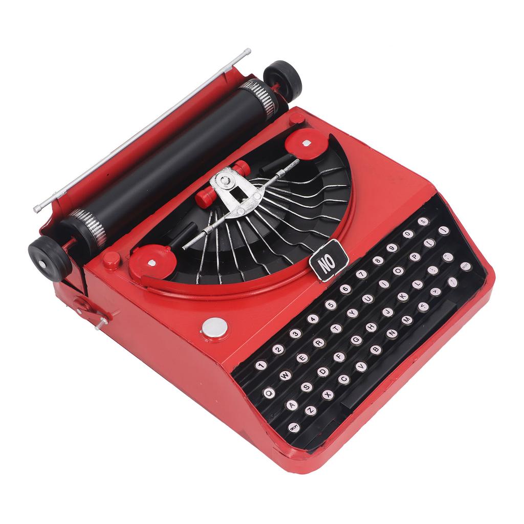 Retro Vintage Typewriter Model Iron Antique Typewriter Table Decor Display Model Typewriter
