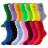 Female Autumn and Winter Warm Trend Long Tube Pile Socks