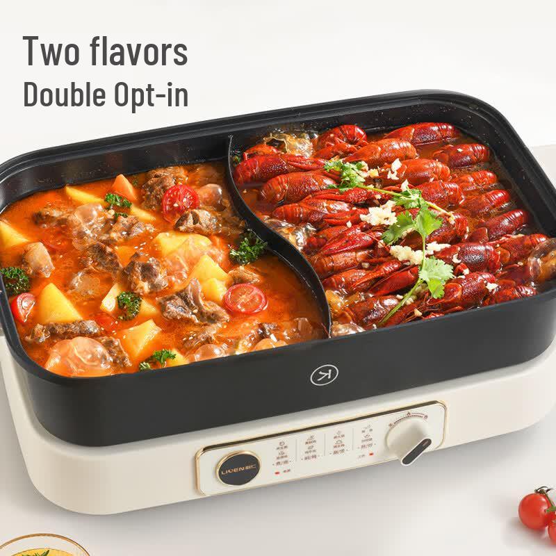 Liven DHG-700BY 7L Detachable Electric Hot Pot CN plug (adapter included)