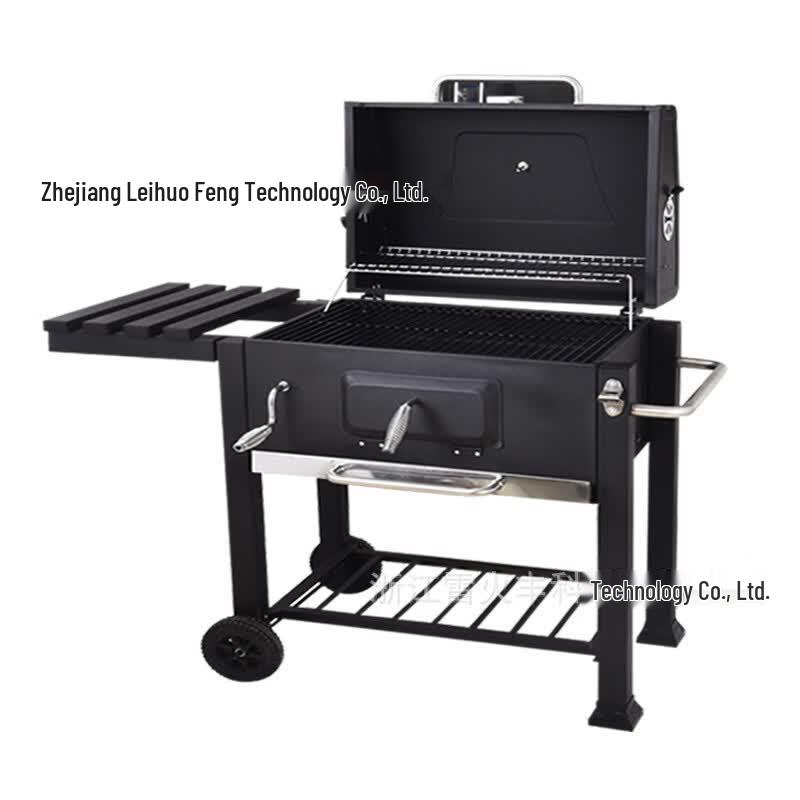 oenyBBQ Large Courtyard Charcoal Grill and Heater