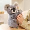 27 см Серый Плюшевый Мишка Коала Мама и Ребенок Набитая Игрушка Симуляция Животного Кукла Милый Плюшевый Зверь Подарок на День Рождения