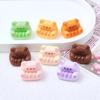 3D Bear Sofa Cartoon Shoe Charms, Cream Glue, Resin DIY Jewelry Accessories
