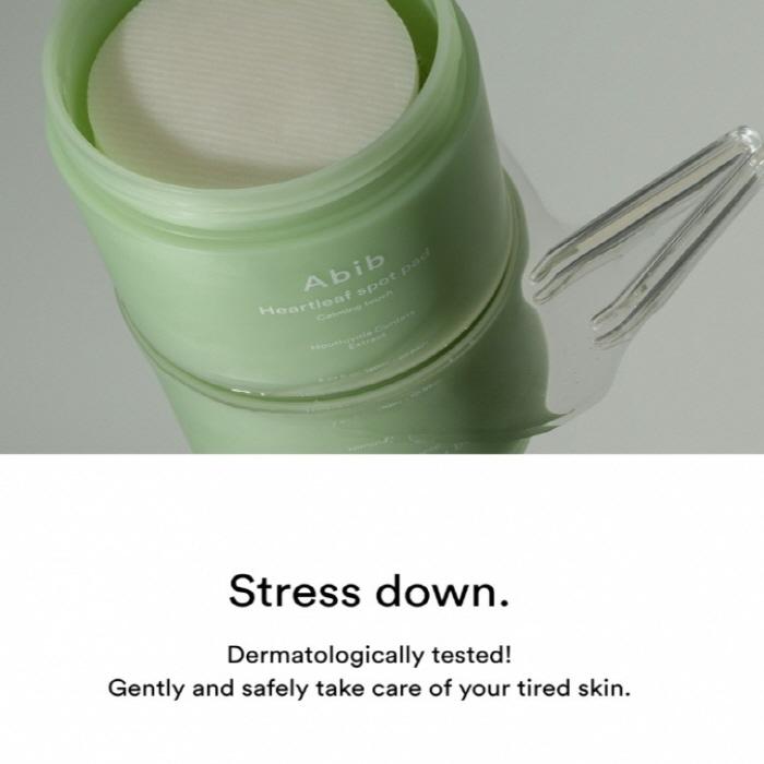 ABIB Подушечки для пятен Heartleaf Успокаивающее прикосновение (80 колодок)