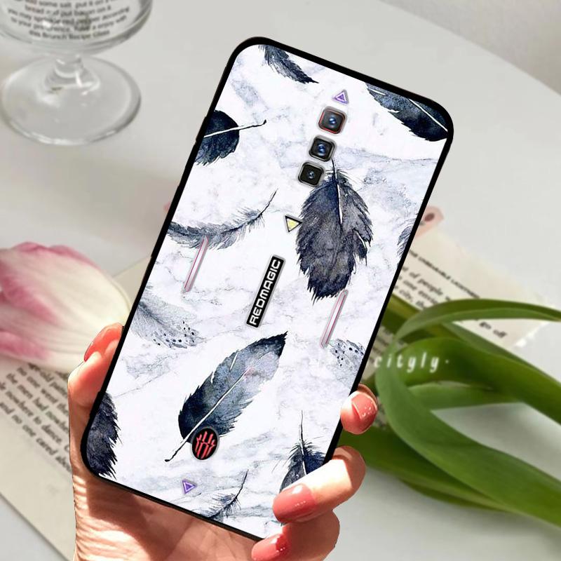 Чехол для ZTE Nubia Red Magic 6 Ударопрочный Мягкий ТПУ Силиконовый Чехол для Телефона Для ZTE Nubia Red Magic 6S Pro Capa Мультяшный RedMagic 6