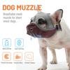 Flat-Faced Short Snout Aggressive Dog Face Mesh Pet Dog Muzzle Biting Chewing French Bulldog