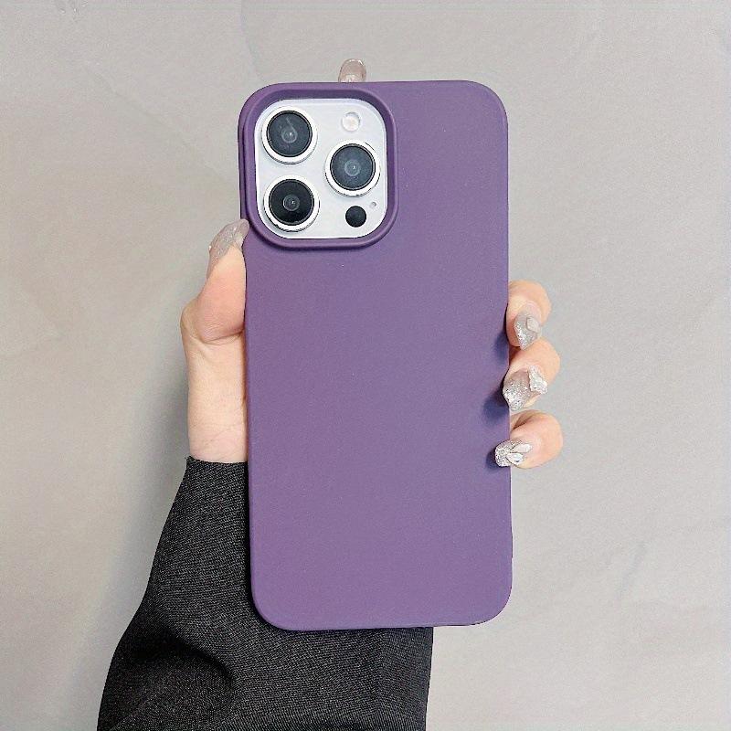 Простой однотонный полупак Матовый чехол Высокого класса Подходит для Iphone15promax Apple 11 Чехол для телефона 14pro 13