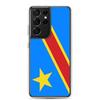 Coque Téléphone Drapeau République Démocratique Du Congo - Samsung Galaxy S21