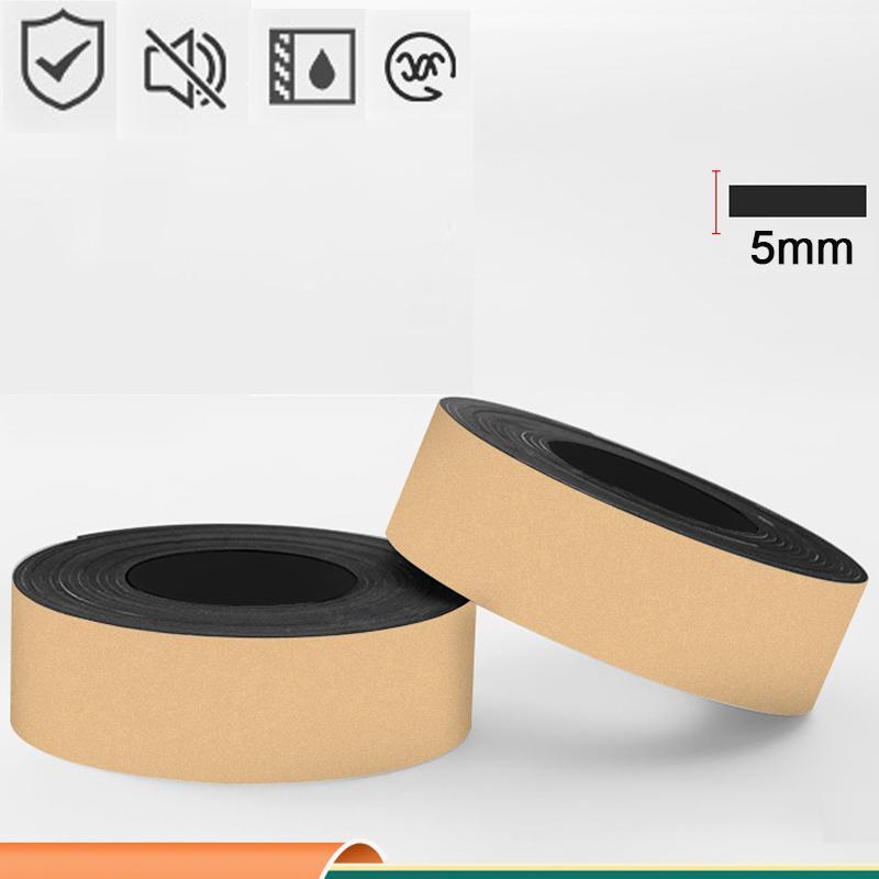 3x50*5000mm Non-slip EVA Foam Cabinet Foot Table Chair Leg Protective Pad Self-Adhesive Floor Mat Home Furniture Square Mute Pad